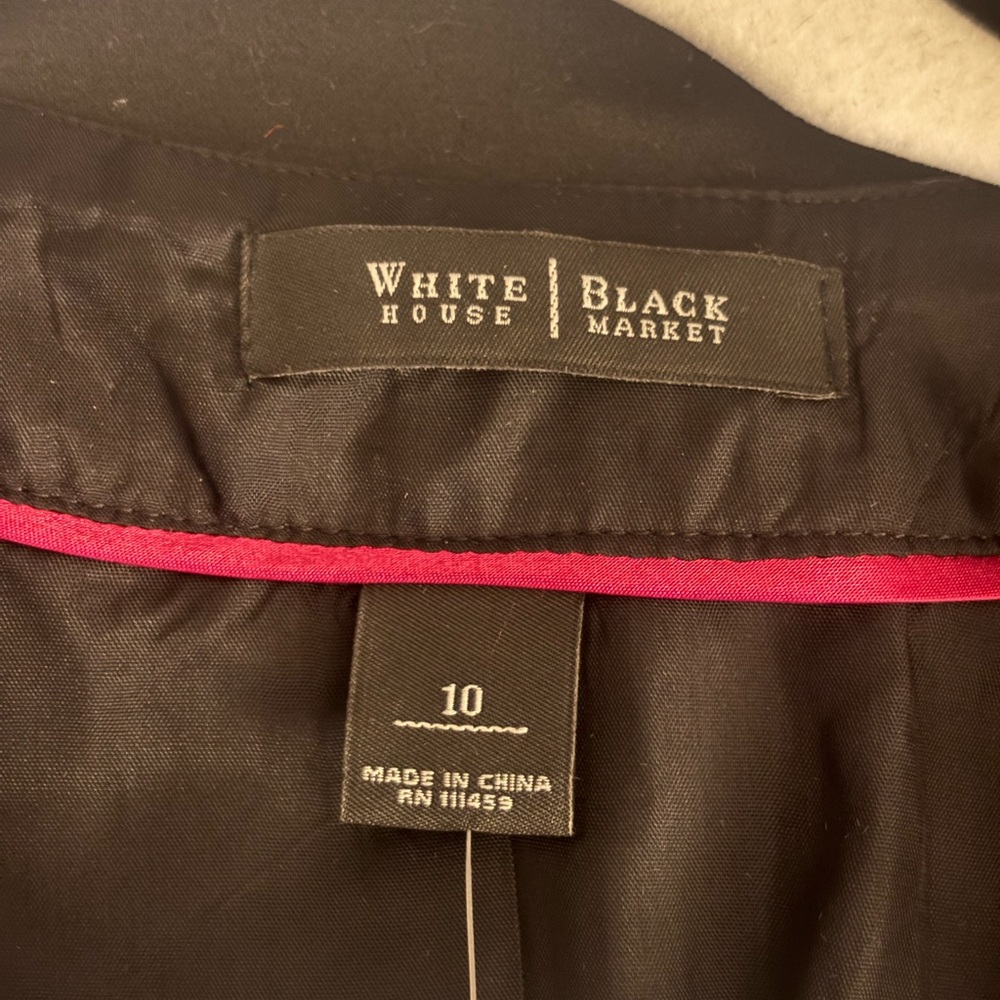 White House Black Market Black Lace Women's Blazer - Picture 4 of 10
